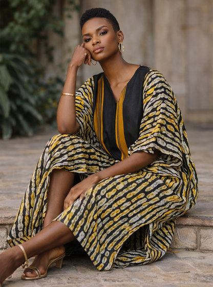 Golden Obsidian Kaftan